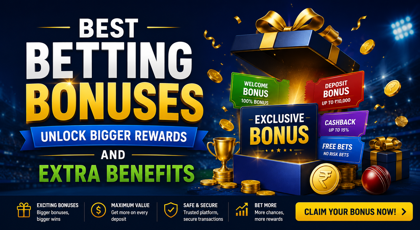 Best Betting Bonuses Unlock Bigger Rewards and Extra Benefits