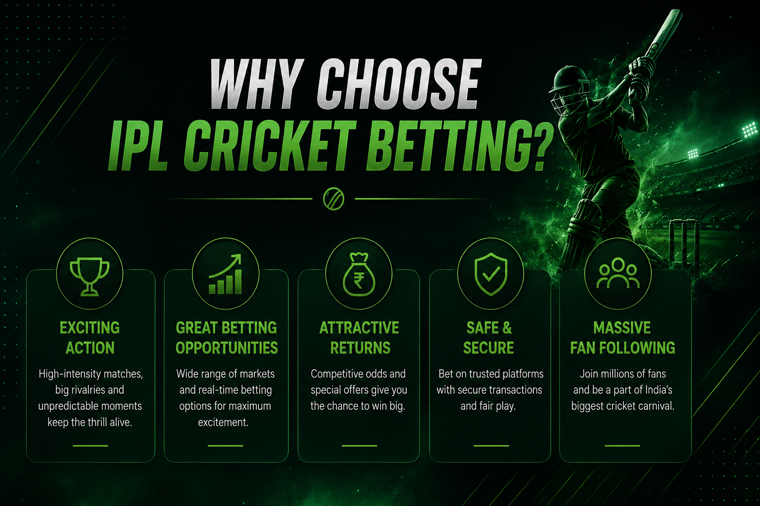 Choose IPL Cricket Betting