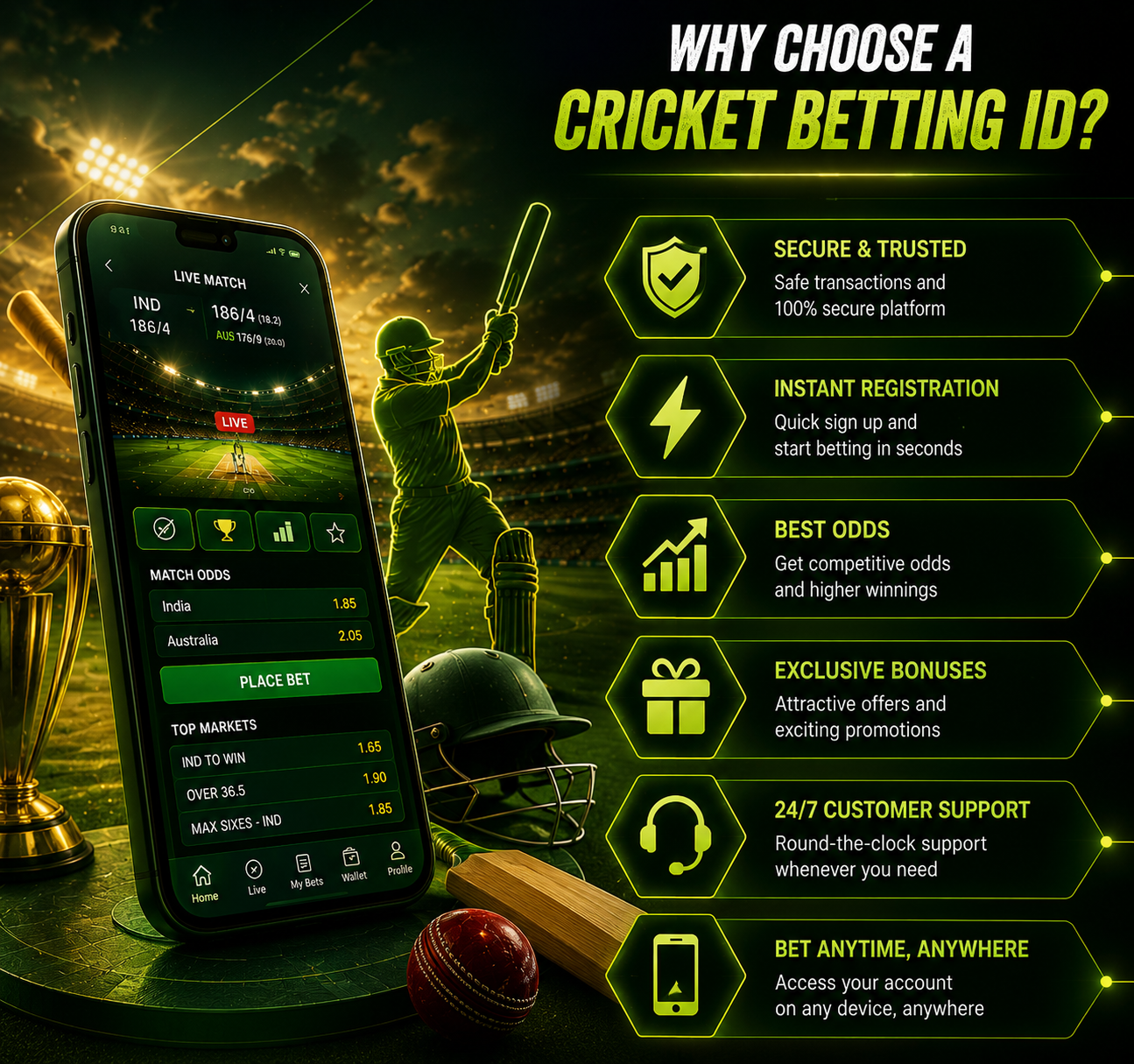 Choose a Cricket Betting ID