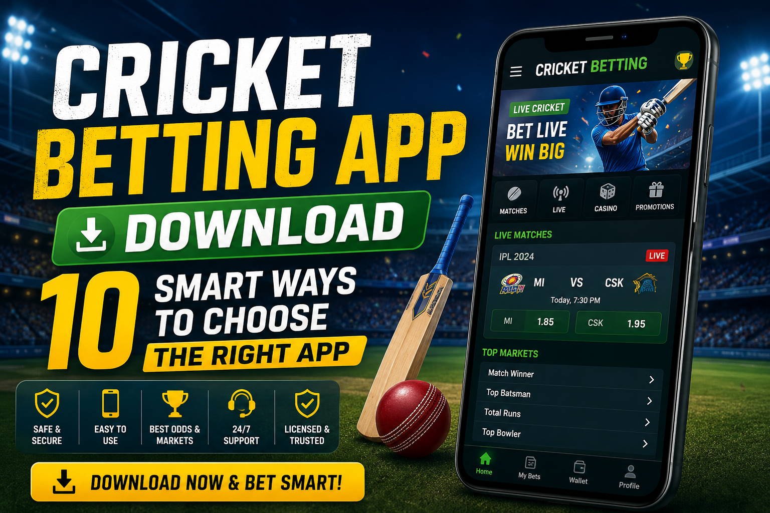 Cricket Betting App Download 10 Smart Ways to Choose the Right App