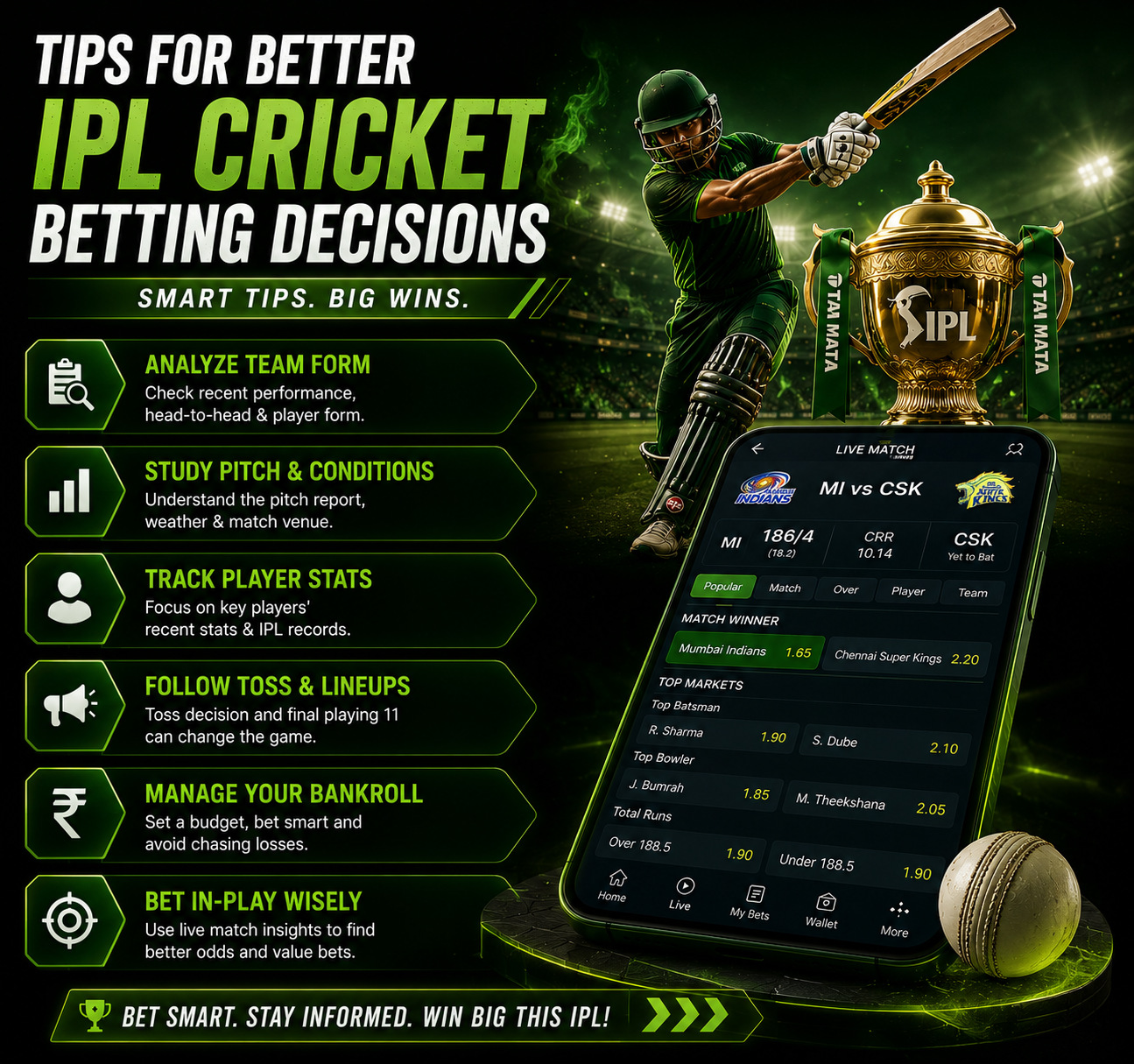 Tips for Better IPL Cricket Betting Decisions