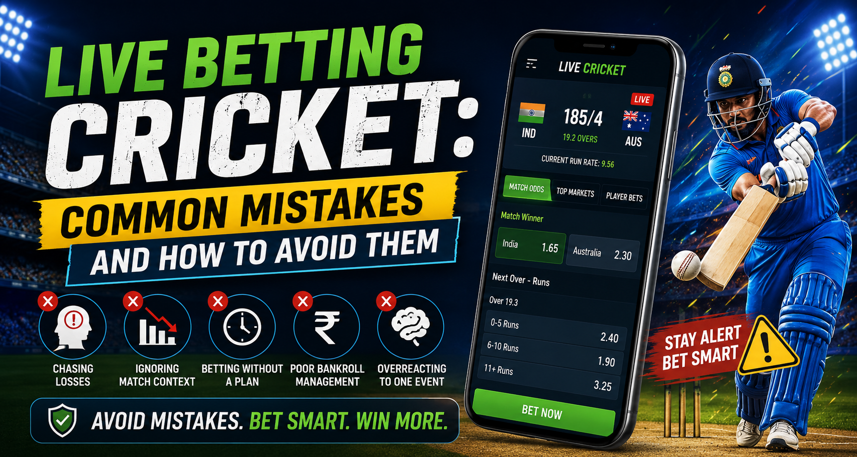 Live Betting Cricket: Common Mistakes and How to Avoid Them